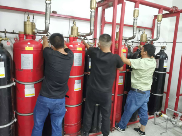 上海利通廣場七氟丙烷鋼瓶檢測，念海消防保障商場消防安全可持續發展